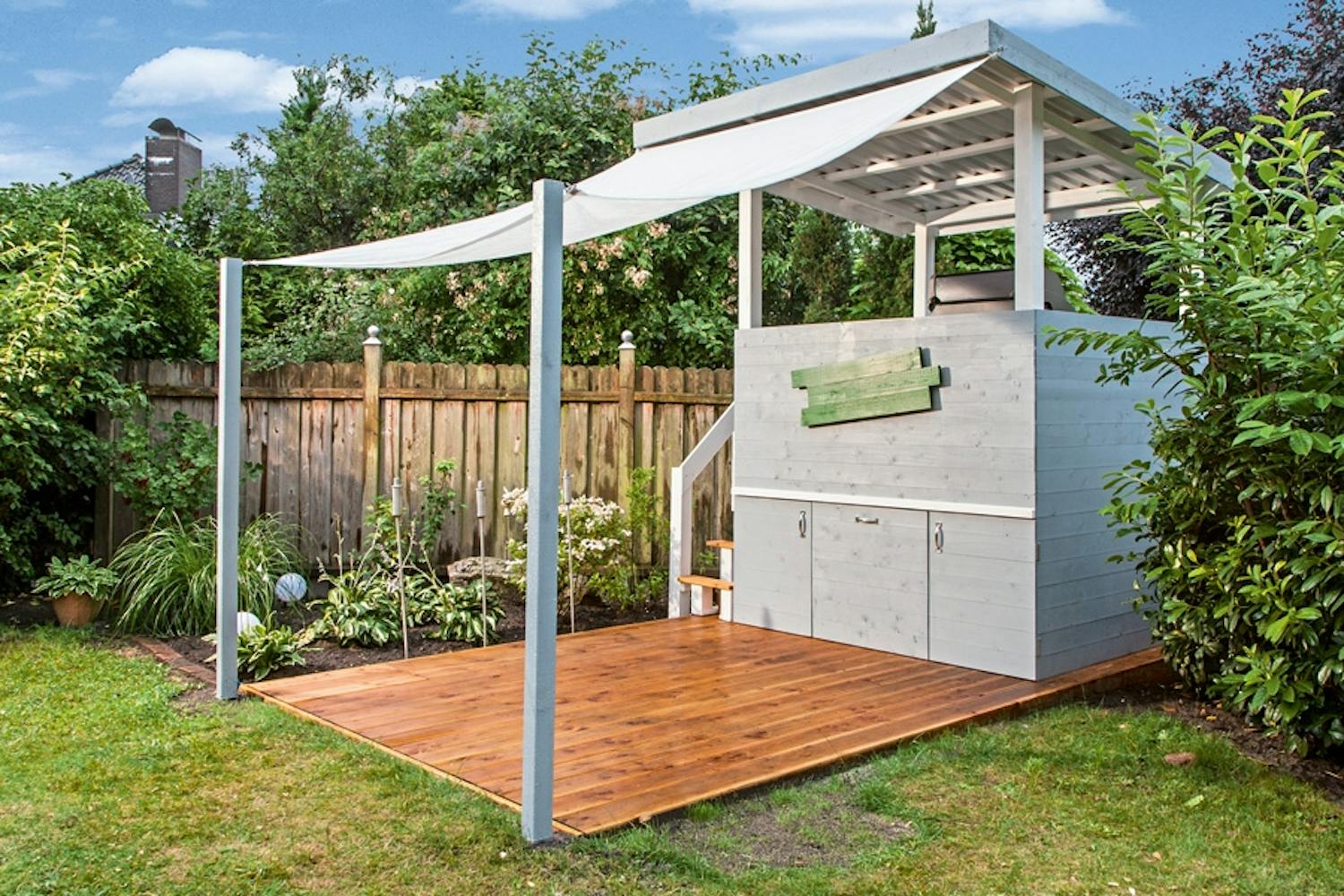 Laadukas grillikatos. Paljon fiksuja yksityiskohtia. Laadukas grillikatos. Paljon fiksuja yksityiskohtia.